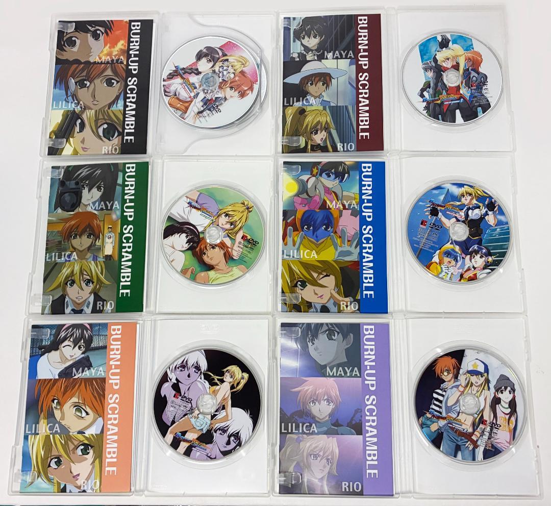 BURN-UP SCRAMBLE 6巻セット セル品 DVD -BOX
